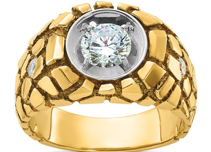 14k Two-tone Rings Style B59302 - Classique Jewelry Inc.