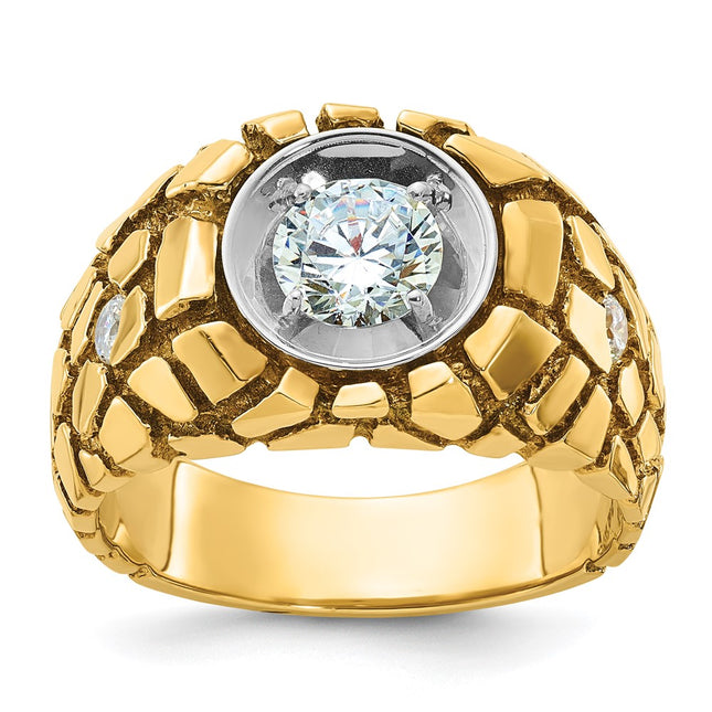 14k Two-tone Rings Style B59302 - Classique Jewelry Inc.
