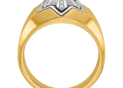 14k Two-tone Rings Style B59313 - Classique Jewelry Inc.