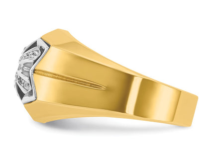 14k Two-tone Rings Style B59313 - Classique Jewelry Inc.