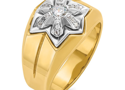 14k Two-tone Rings Style B59313 - Classique Jewelry Inc.
