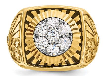 14k Two-tone Rings Style B59315 - Classique Jewelry Inc.