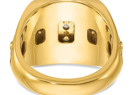 14k Two-tone Rings Style B59315 - Classique Jewelry Inc.
