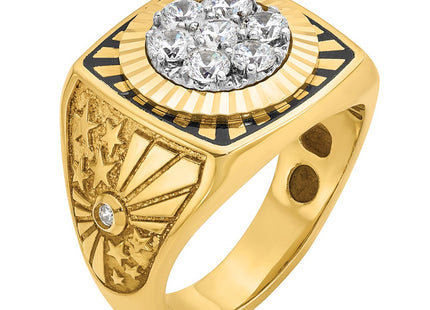 14k Two-tone Rings Style B59315 - Classique Jewelry Inc.