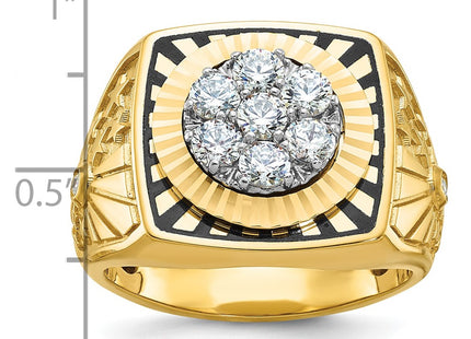 14k Two-tone Rings Style B59315 - Classique Jewelry Inc.