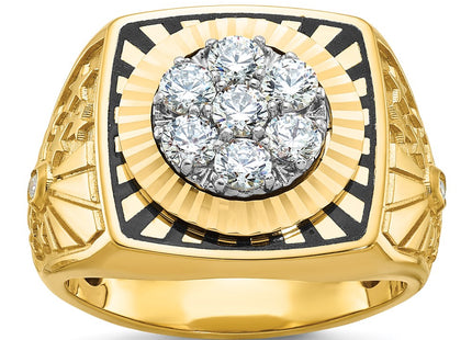 14k Two-tone Rings Style B59315 - Classique Jewelry Inc.