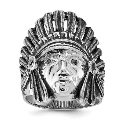14K white gold diamond ring