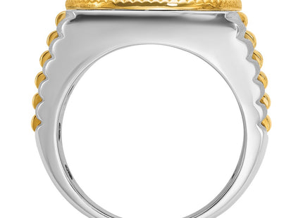 14k Two-tone Rings Style B59319 - Classique Jewelry Inc.
