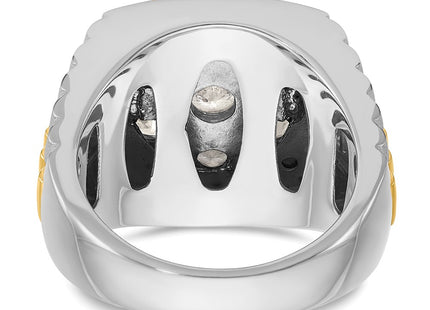 14k Two-tone Rings Style B59319 - Classique Jewelry Inc.