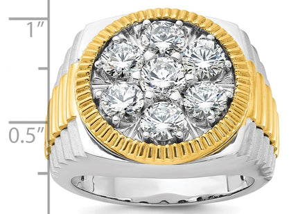 14k Two-tone Rings Style B59319 - Classique Jewelry Inc.