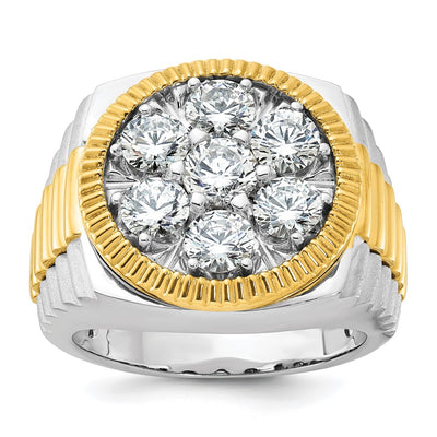 14K gold diamond ring