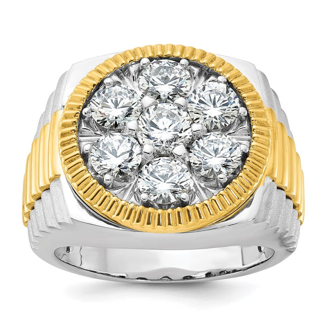 14k Two-tone Rings Style B59319 - Classique Jewelry Inc.