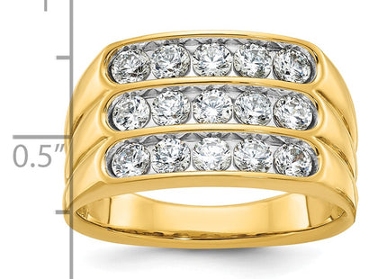 14k Yellow Gold Rings Style B59348 - Classique Jewelry Inc.