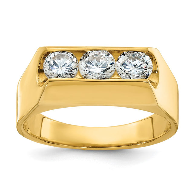 14k Yellow Gold Rings Style B59350 - Classique Jewelry Inc.