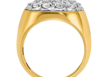 14k Two-tone Rings Style B59351 - Classique Jewelry Inc.