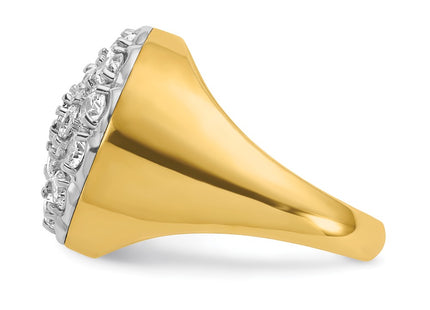 14k Two-tone Rings Style B59351 - Classique Jewelry Inc.