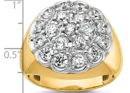 14k Two-tone Rings Style B59351 - Classique Jewelry Inc.