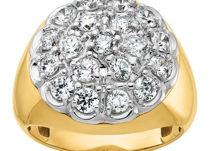14k Two-tone Rings Style B59351 - Classique Jewelry Inc.