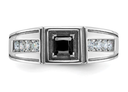 14k White Gold Rings Style B59355 - Classique Jewelry Inc.