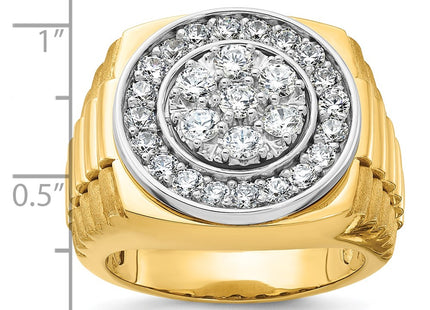 14k Two-tone Rings Style B59377 - Classique Jewelry Inc.