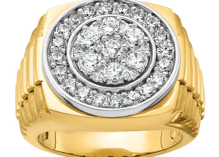 14k Two-tone Rings Style B59377 - Classique Jewelry Inc.