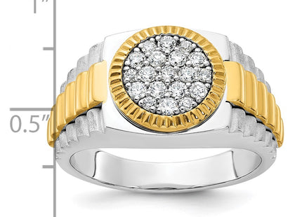 14k Two-tone Rings Style B59382 - Classique Jewelry Inc.