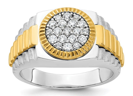 14k Two-tone Rings Style B59382 - Classique Jewelry Inc.