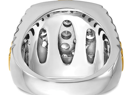 14k Two-tone Rings Style B59383 - Classique Jewelry Inc.