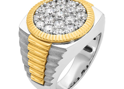 14k Two-tone Rings Style B59383 - Classique Jewelry Inc.