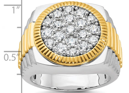 14k Two-tone Rings Style B59383 - Classique Jewelry Inc.