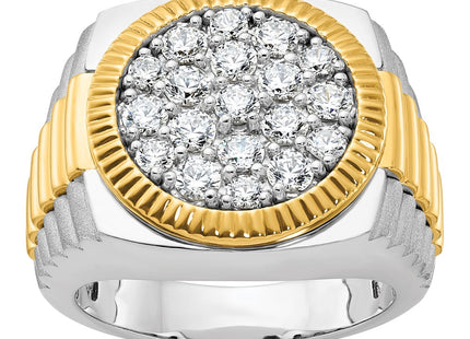 14k Two-tone Rings Style B59383 - Classique Jewelry Inc.