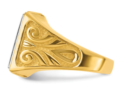 14k Two-tone Jewelry Style B59401 - Classique Jewelry Inc.