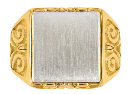 14k Two-tone Jewelry Style B59401 - Classique Jewelry Inc.