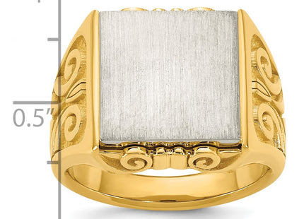 14k Two-tone Jewelry Style B59401 - Classique Jewelry Inc.