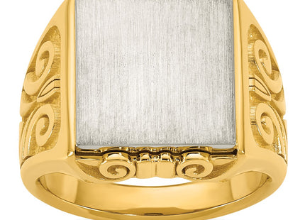 14k Two-tone Jewelry Style B59401 - Classique Jewelry Inc.