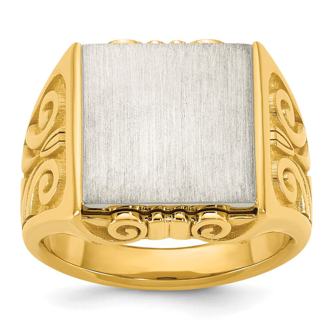 14k Two-tone Jewelry Style B59401 - Classique Jewelry Inc.