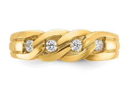 14k Yellow Gold Rings Style B60614 - Classique Jewelry Inc.