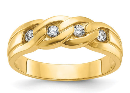 14k Yellow Gold Rings Style B60614 - Classique Jewelry Inc.