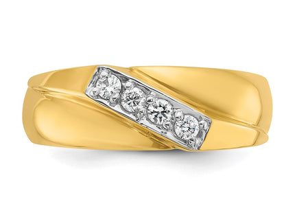 14k Yellow Gold Rings Style B60669 - Classique Jewelry Inc.
