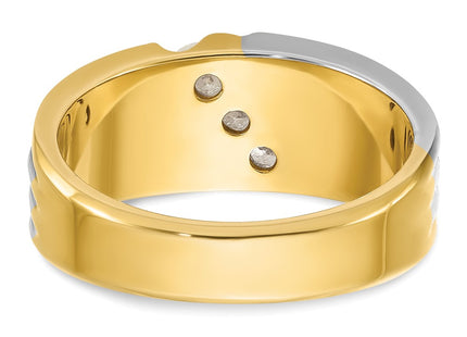 14k Two-tone Rings Style B62288 - Classique Jewelry Inc.