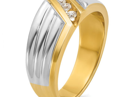 14k Two-tone Rings Style B62288 - Classique Jewelry Inc.