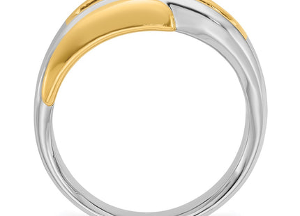 14k Two-tone Rings Style B63061 - Classique Jewelry Inc.