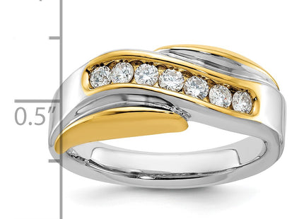 14k Two-tone Rings Style B63061 - Classique Jewelry Inc.