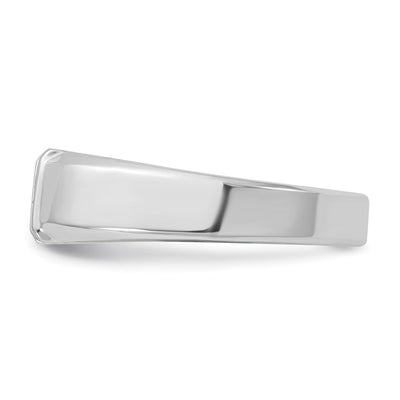 14K White Gold IBGoodman Men's 1/2 carat Diamond Complete Ring