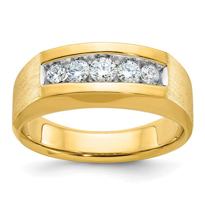 14K gold diamond ring