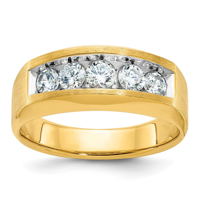 14k Yellow Gold Rings Style B63124 - Classique Jewelry Inc.