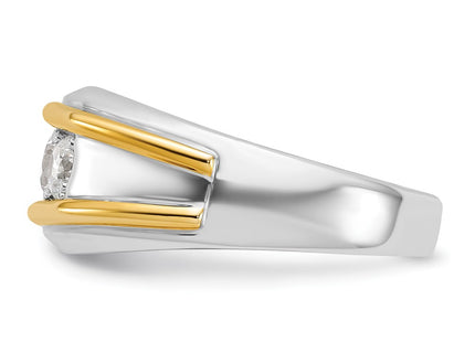 14k Two-tone Rings Style B63174 - Classique Jewelry Inc.