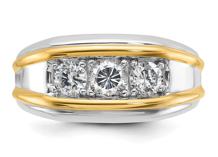 14k Two-tone Rings Style B63174 - Classique Jewelry Inc.