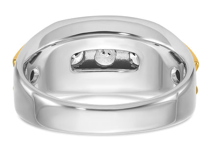 14k Two-tone Rings Style B63174 - Classique Jewelry Inc.