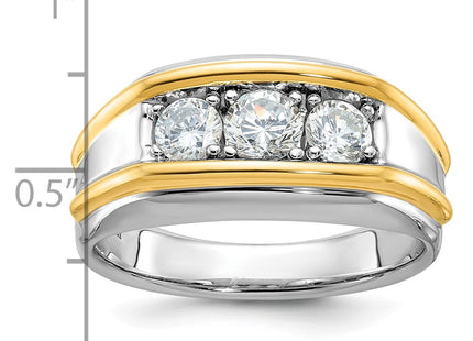 14k Two-tone Rings Style B63174 - Classique Jewelry Inc.